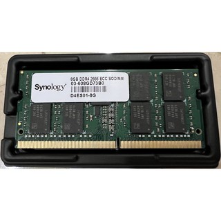 Synology 8GB DDR4 2666 SODIMM 原廠記憶體 RAM D4ES01-8G（含運）
