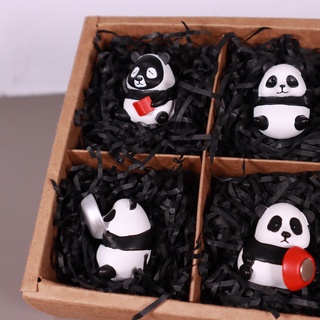 【禮盒系列】熊貓系列造型磁鐵 冰箱貼 禮盒組 (4入/組)