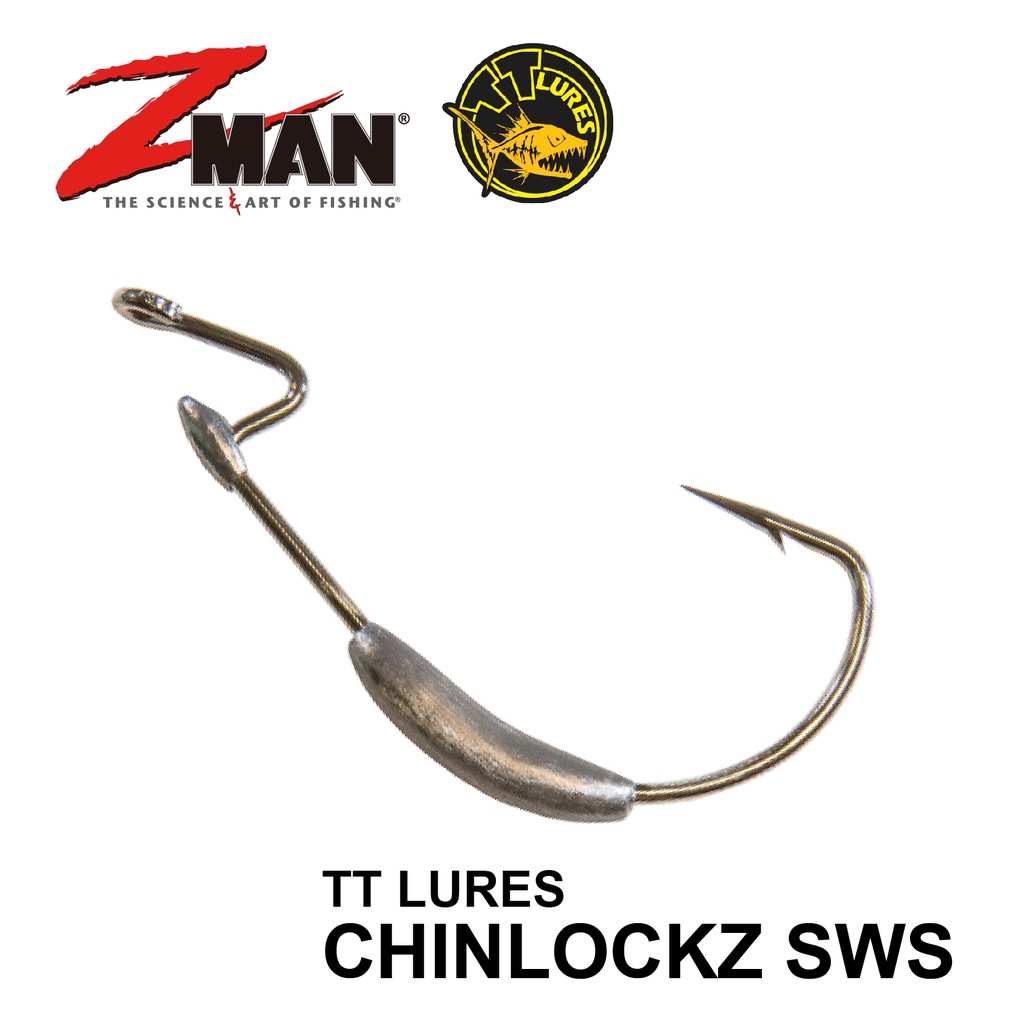 【獵漁人】ZMAN ChinlockZ SWS 軟蟲鉛頭腹鉛鉤 Jig Head 汲鉤頭 TT lure