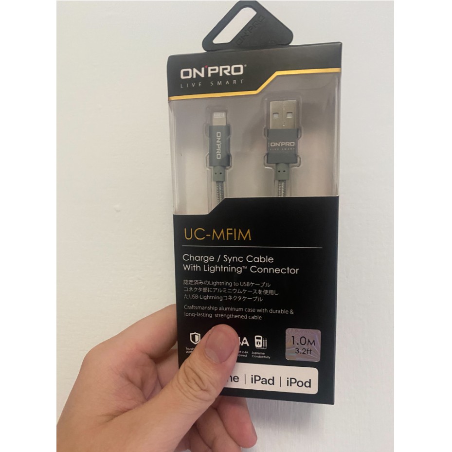 【現貨】ON Pro UC-MF1M 充電線 USB TO lighting