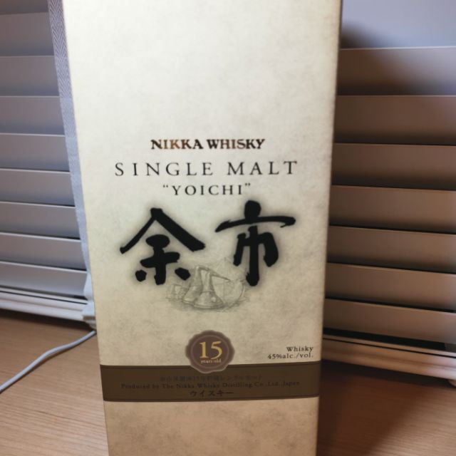 余市15年 日版 威士忌盒子 蝦皮購物