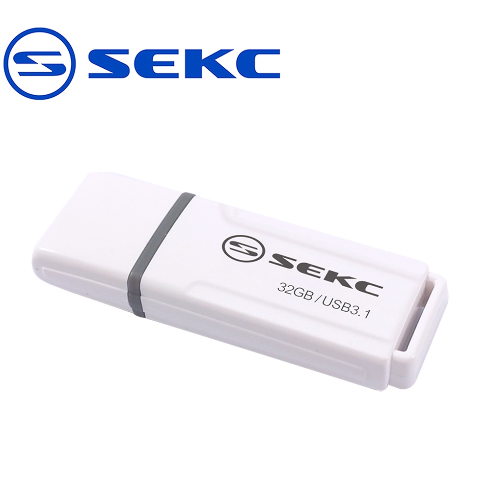 【SEKC】SDU50 USB3.1 32GB 高速隨身碟 經典白