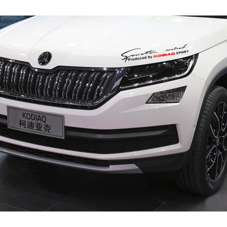 SKODA KODIAQ 棕熊 大燈眉貼紙 車身貼紙