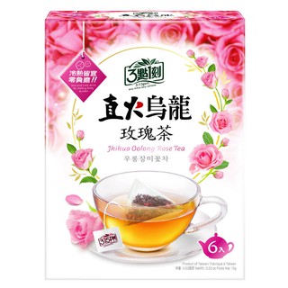 【3點1刻】直火烏龍 玫瑰茶 (6入/盒)
