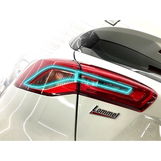 小馬汽車工坊 Ford Focus MK4 Lommel ST WAGON 4件式燻黑尾燈膜 DIY燈膜