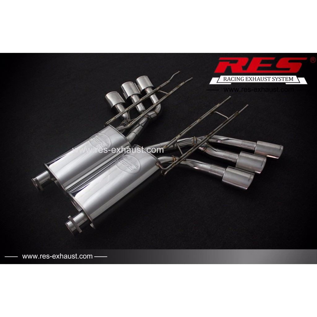 RES排氣管 MERCEDES-BENZ AMG W464 G63 不鏽鋼/鈦合金 當派 中尾段