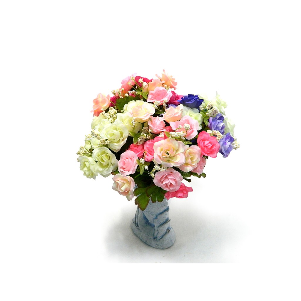 精緻高品質仿真人造花玫瑰質感絹質花桌花捧花裝飾花束花藝設計 櫥窗展示皆可 蝦皮購物