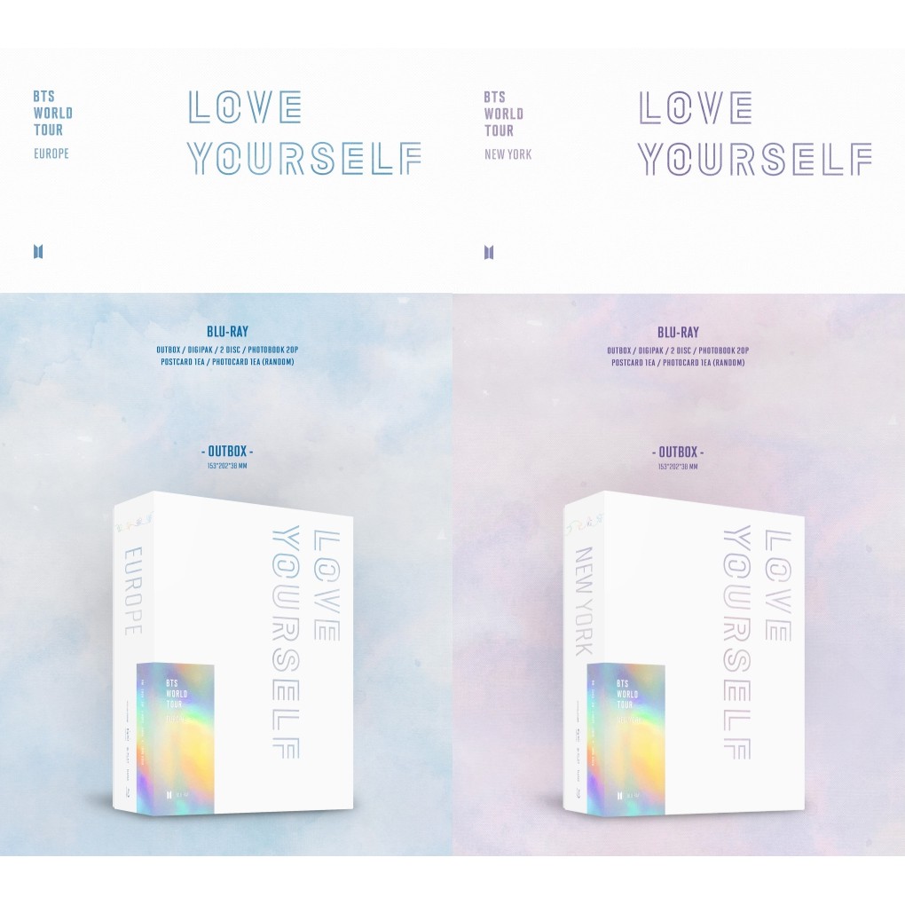 現貨 防彈少年團bts World Tour Love Yourself Dvd 歐洲場紐約場 藍光版 不拆卡 蝦皮購物