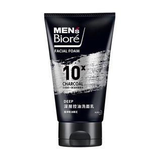 MEN's Biore蜜妮男性十倍碳深層控油洗面乳100g克 x 1【家樂福】