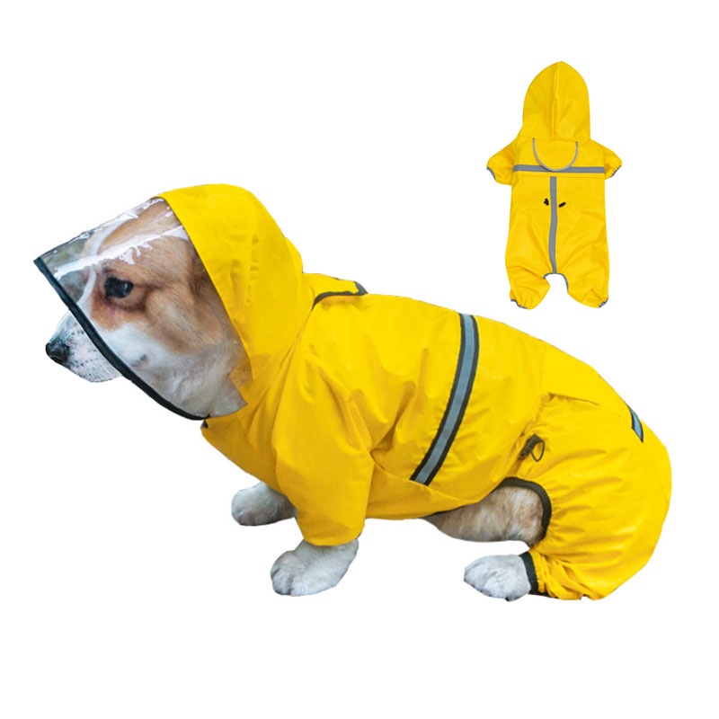 寵物雨衣 四腳全包 中小型犬雨衣 雨衣 防水 狗雨衣 寵物外出用品 寵物雨具 柯基 臘腸狗 博美