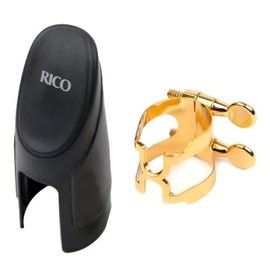 亞洲樂器 美國 RICO HSS1G 高音 Soprano Sax 金色束圈組 塑膠吹嘴專用