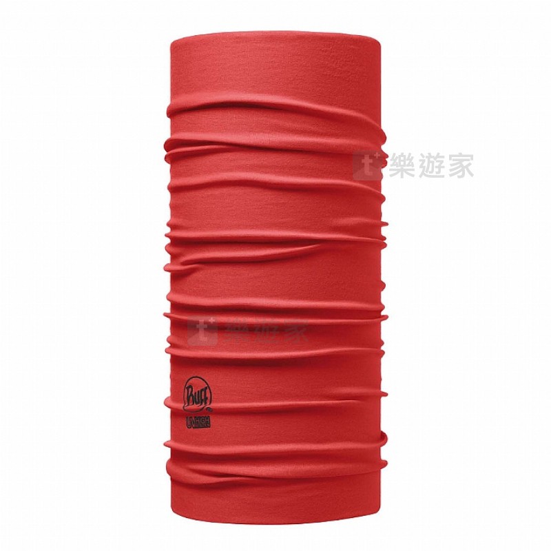BUFF 紅色素面 COOLMAX頭巾[BF105893]