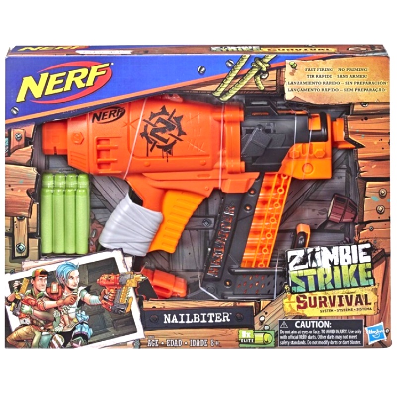 &lt;全新商品&gt; NERF zombie系列 釘槍射擊器