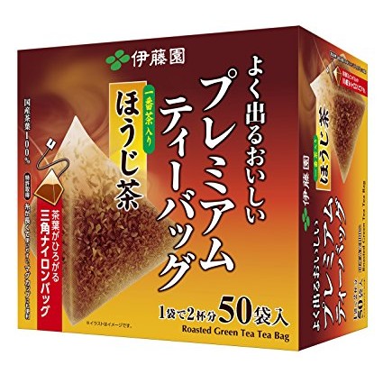預購 日本 伊藤園 焙茶立體三角茶包 50入