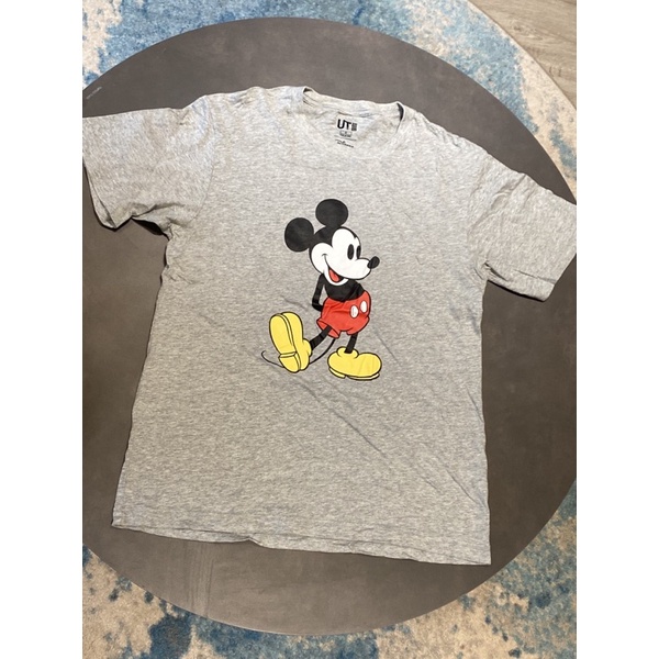 [二手] UT Uniqlo副牌 迪士尼 米老鼠 聯名 灰色 T恤