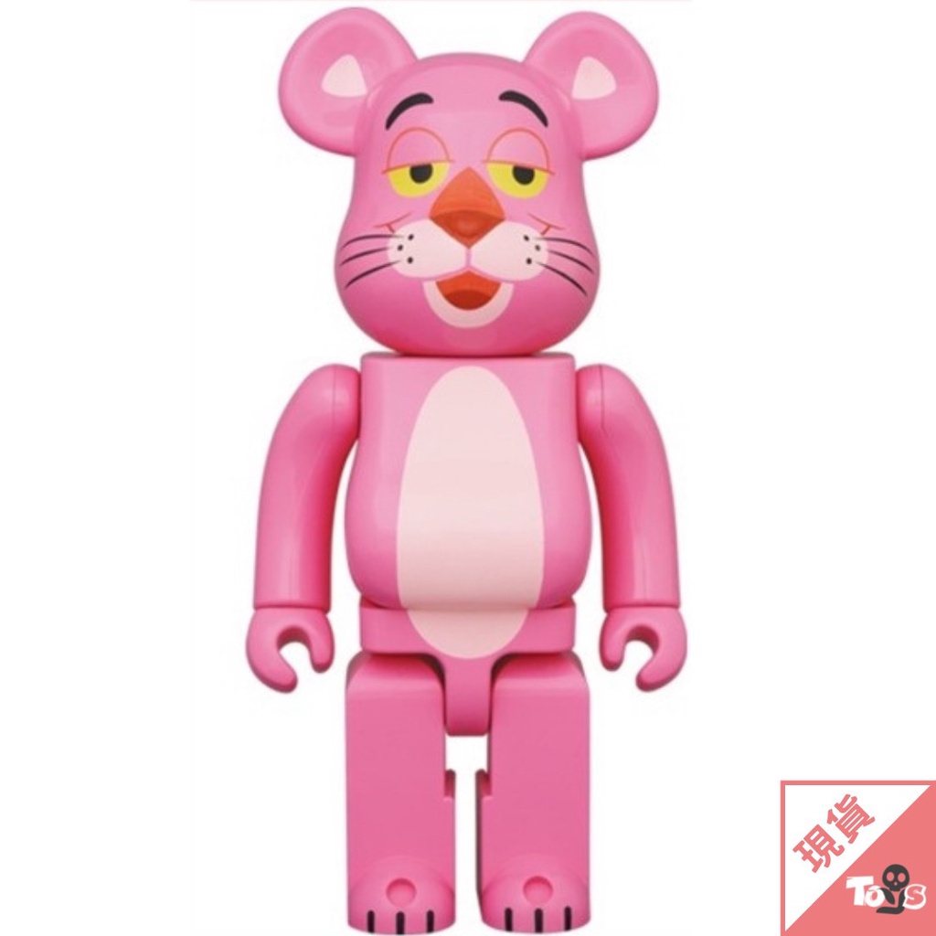 （現貨）BEARBRICK 庫柏力克熊 PINK PANTHER 頑皮豹 1000％ 正版 大娃 公仔 設計師 玩具有毒