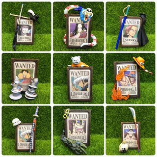 海賊王10週年草帽初彈絕版日版盒玩海賊團手配書通緝海報小全套9隻 蝦皮購物