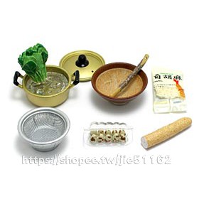 菠菜芝麻醬和山藥 媽媽台所母親的廚房家具家計簿rement絕版食玩 蝦皮購物