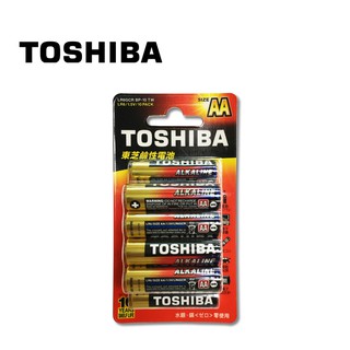 TOSHIBA 10入裝3/4號東芝鹼性電池 3號鹼性電池 4號鹼性電池 鹼性電池 電池 10入