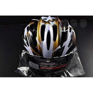 【小謙單車】全新GVR自行車安全帽磁鐵跳躍系列，附鏡片，金黑白色