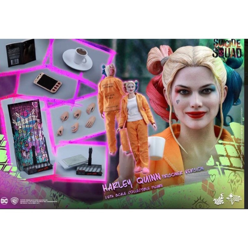 HOT TOYS 12吋 MMS407 自殺突擊隊 監獄 囚服 小丑女 Harley Quinn 哈莉奎