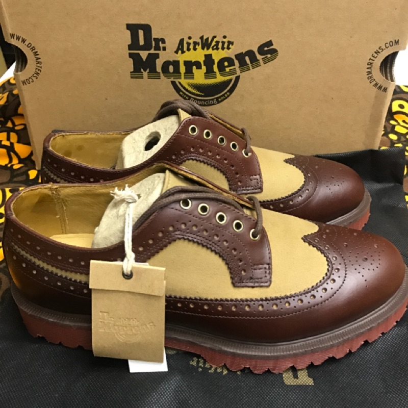 已出售勿下單 9.9成新 二手 Dr.Martens 3989 DRAK BROWN TAN 男款 男靴