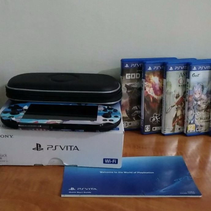 (超豪華套餐!!!) SONY PSV PSVITA 2007 主機 + 8G記憶卡 + 4片熱門遊戲