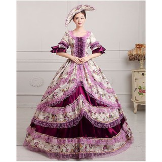 🌹手舞足蹈舞蹈用品🌹歐式宮廷皇家貴族禮服-紫色/購買價$3000元/出租價$1000元