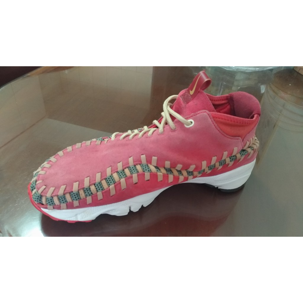 NIKE AIR FOOTSCAPE WOVEN Chukka Red Reef紅蜈蚣編織鞋 US11.5=29.5cm