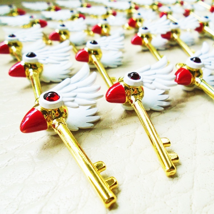 《周邊》非日單 百變小櫻 庫洛魔法使 小櫻 鳥頭杖 封印之杖 鑰匙 鳥頭杖鑰匙 夢之杖 夢之杖鑰匙 項鍊 星之杖