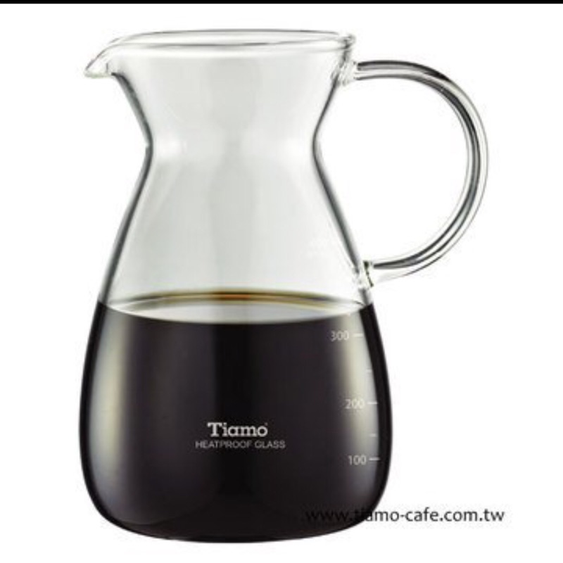 《茉林咖啡》Tiamo IF0047水壺 400ml 通過SGS *HG1988 咖啡分享壺 .花茶壺 耐熱量杯