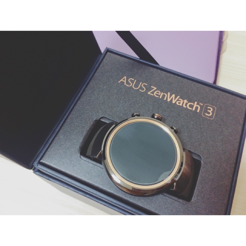 【免運】華碩ASUS ZenWatch 3 穿戴式智慧型手錶（煙燻黑）