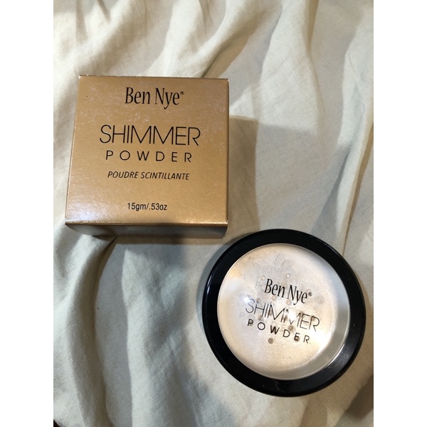二手 Ben Nye SHIMMER Powder 光澤蜜粉15gm 色號SHP-1 Cameo shimmer 蜜粉