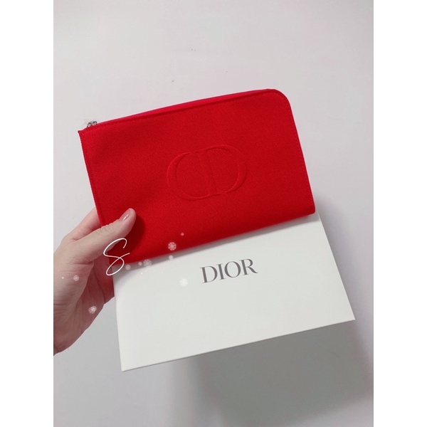 現貨 Dior專櫃化妝包 （櫻桃紅）過年限定