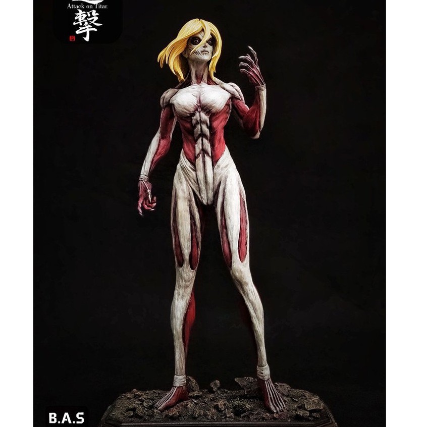 預定black Art 女巨人亞妮阿妮進擊的巨人手辦gk雕像公仔動漫二次元人偶絕版限定周邊模型價格可議 蝦皮購物