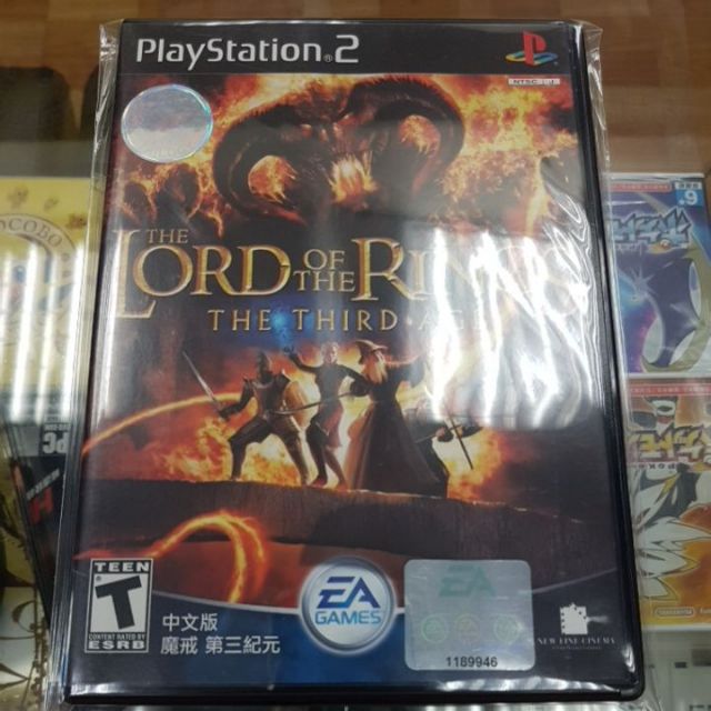 布客曼 超希有 Ps2 魔戒第三紀元the Lord Of The Ring The Third Age 中文版 蝦皮購物