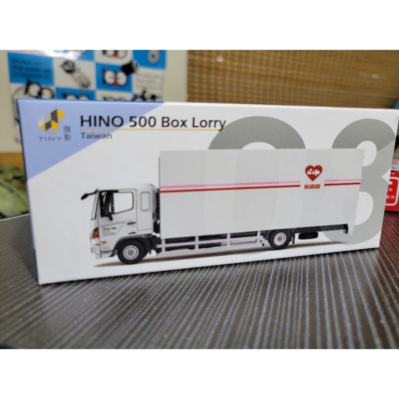 （客訂勿下單）微影tiny 台灣系列08 聯名 萊爾富貨櫃車日野HINO 500 box Lorry