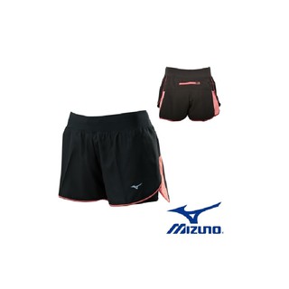 Mizuno 美津濃 J2TB675195女路跑短褲 附內裡緊身褲 特價