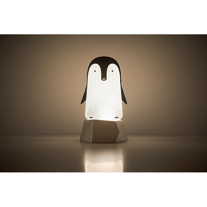 專利導光LED小夜燈 動物燈 全年無休電費只花12元 Xcellent｜Party Light (Penguin 企鵝)