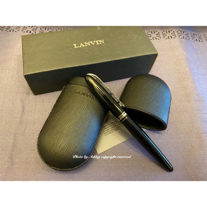 LANVIN 浪凡精美鋼珠筆-正品 全新品