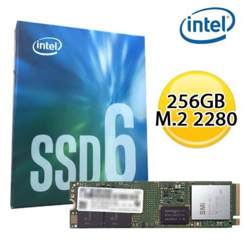 全新 Intel 600p 系列 256G M.2 2280 NVMe SSD 固態硬碟 代理商公司貨 256GB