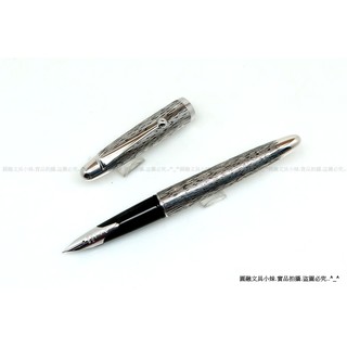 【圓融文具小妹】 日本 PILOT 百樂 シルバーン 銀雕 925純銀 鋼筆 條紋 18K F尖 海豚尖 FK-5MS