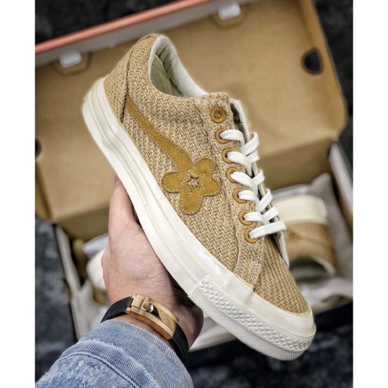 golf le fleur x converse burlap