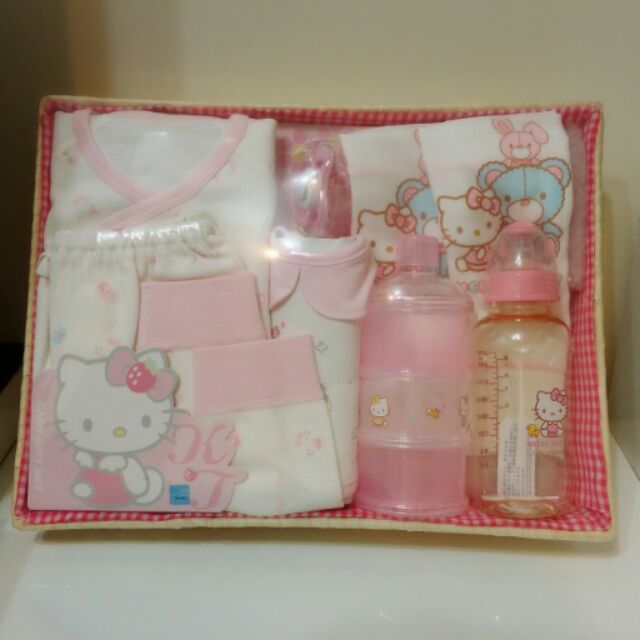 Hello Kitty 彌月禮盒 新生兒禮盒附KT紙袋