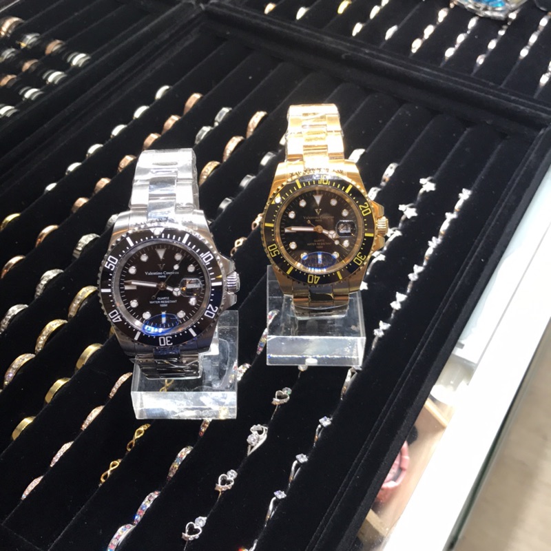 時尚 簡約 機械錶 水鬼錶 陶瓷框 專櫃品牌 藍寶石玻璃 水晶玻璃 防刮 潛水錶 范倫鐵諾