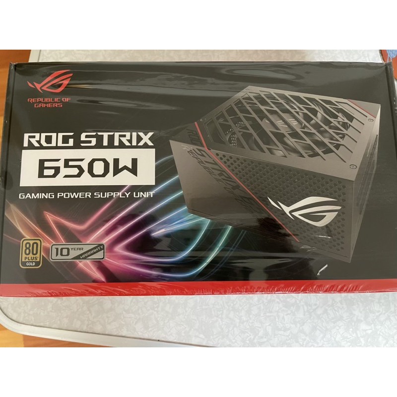 華碩 ROG STRIX 650W 80 PLUS 金牌全新未拆封