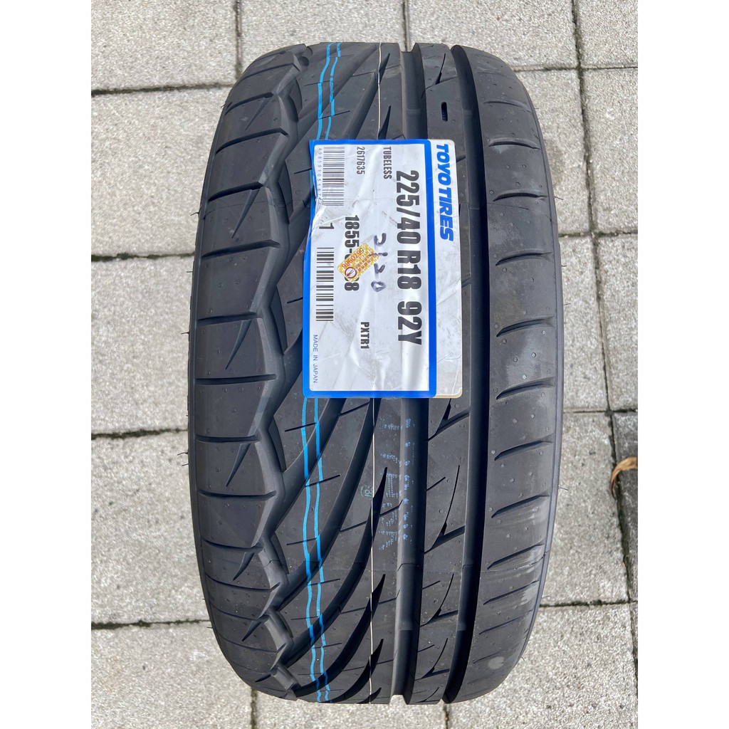 新北小老闆輪胎toyo東洋輪胎225 40 18 Tr1 92y 日本製高性能各尺寸歡迎詢問完工價 蝦皮購物