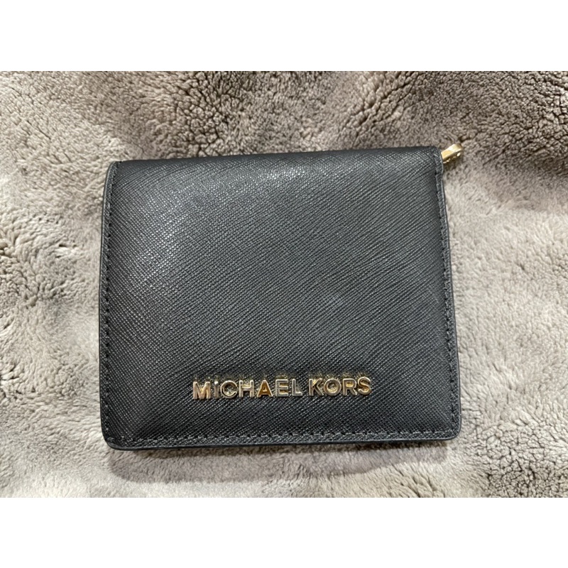 二手 Michael Kors 短夾 皮包 錢包 零錢包 卡夾 MK短夾 零錢 拉鍊 女 女生 中性 長夾