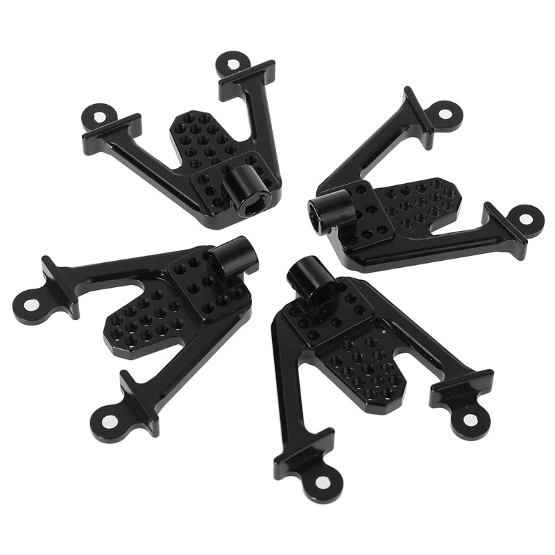 用於 Axial SCX10 RC 履帶式減震器, 用於 1 / 10 軸向 SCX10 RC 汽車 4PCS 鋁製後部