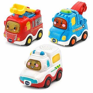 【英國 Vtech 】嘟嘟聲光互動車-緊急救援組